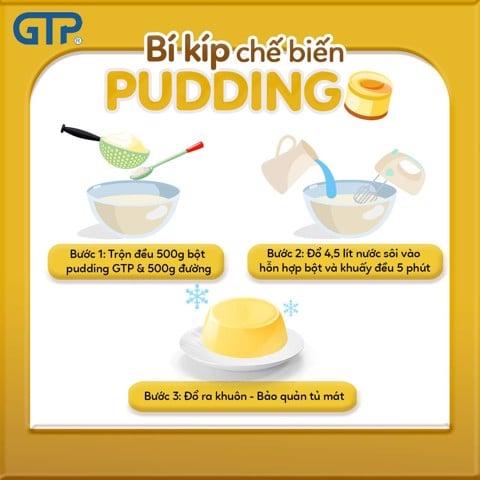 Cách làm pudding bằng bột pha sẵn trong 10 phút!
